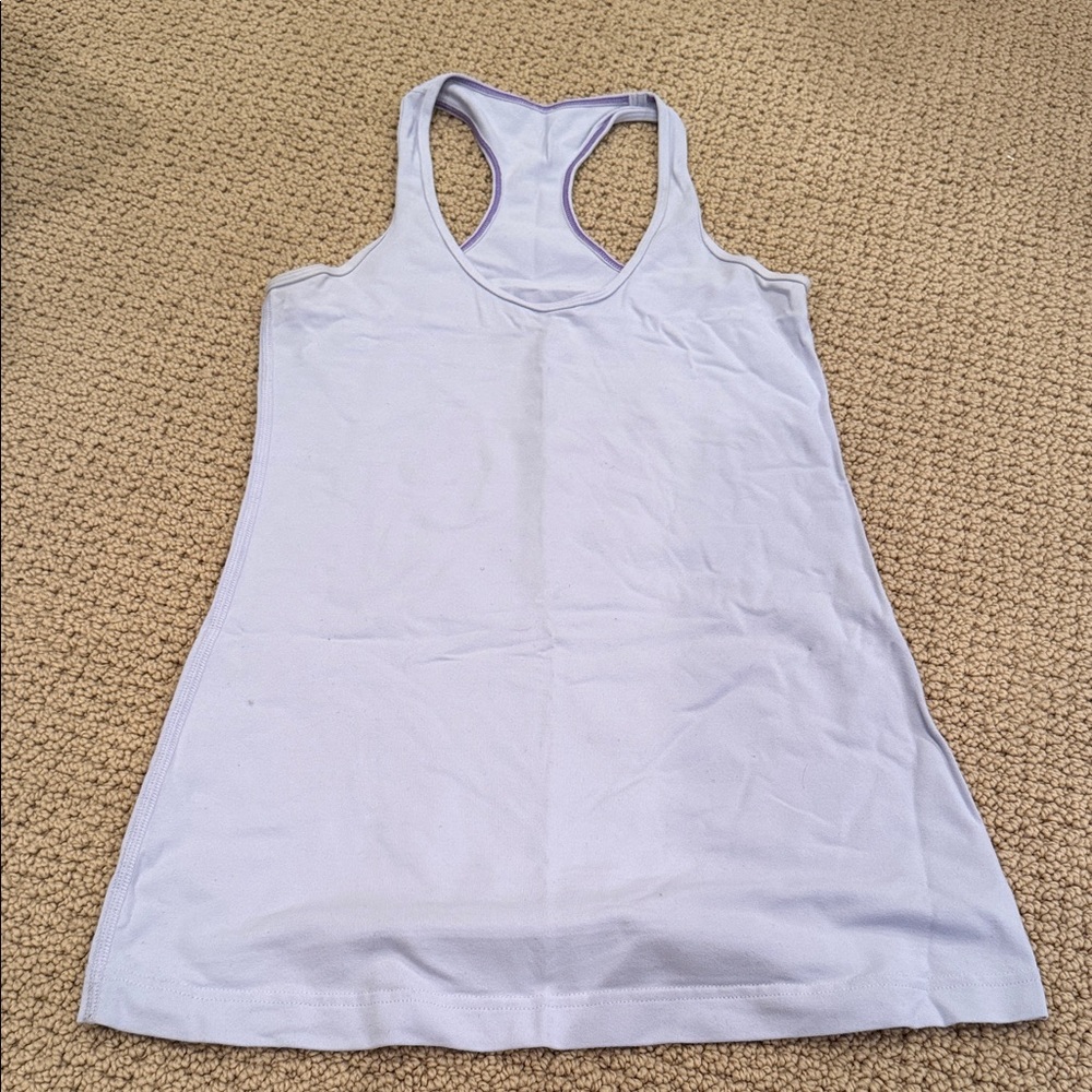 Lululemon Light Purple Racerback Tank Top